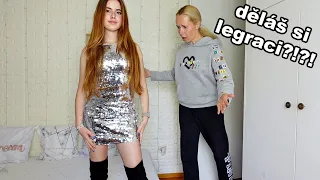 OBLÉKLA JSEM SI SKANDÁLNÍ OUTFITY ABYCH VIDĚLA MAMKY REAKCI!