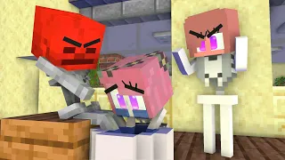 Monster School: Family Hates Skeleton Girl Poor Baby Life - Sad Story - Minecraft Animations