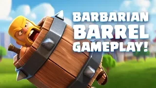 Clash Royale: Barbarian Barrel Gameplay Reveal! (New Card!)