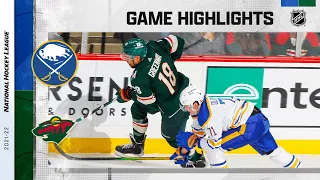 Sabres @ Wild 12/16/21 | NHL Highlights