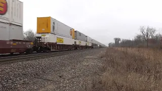 BNSF 7619 East at Murphy Road, in Wilmington, Illinois