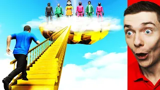 Stairway To SQUID GAME HEAVEN In GTA 5