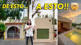 Compró esta casita "SIN CHISTE" y la CONVIRTIÓ en este HERMOSO y ENORME espacio!!
