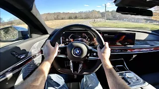 2023 BMW i7 xDrive60: POV Drive, Impressions and ASMR