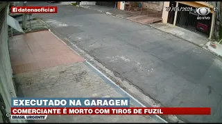 EMPRESÁRIO É FUZILADO NA GARAGEM DE CASA