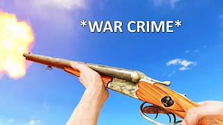 Using this gun is considered a War Crime..