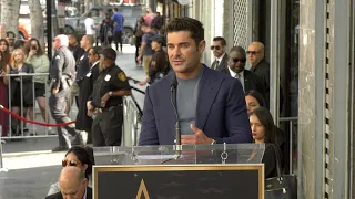 Zac Efron Speech at his Hollywood Walk of Fame Star Ceremony