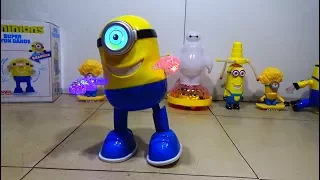 Dancing Minion Toy w/ Flashing Lights! Amazing Battery Operated Light Up Toy!