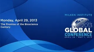 The Promise of the Bioscience Century