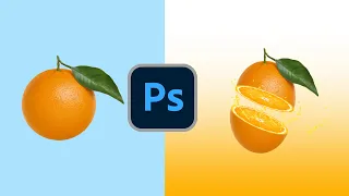 Orange Slice Effect in Photoshop | Easy Tricks | Photoshop!