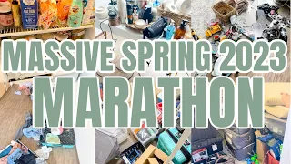 OVER 3 HOURS OF WHOLE HOUSE SPRING CLEANING MOTIVATION | EXTREME CLEAN WITH ME MARATHON 2023