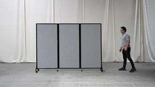 Afford A Wall Folding - Mobile Room Divider - Fabric