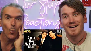 Akela Hai Mr Khiladi | Akshay Kumar, Juhi Chawla | Udit N, Anuradha P | REACTION!!!