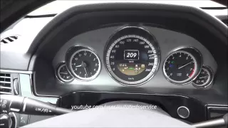 2012 E500 BiTurbo BlueEfficency 408PS 4matic ( E550 402hp ) 0-100 0-200 0-256 w212 Test