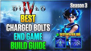 Season 3 Best Charged Bolts Sorcerer Build Guide | Diablo 4