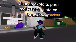 Usando exploits para molestar a gente en Brookhaven 😈 || Leistonrblx