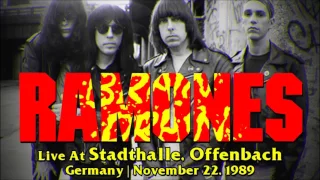 Ramones - Stadthalle (Offenbach, Germany 22/11/1989)