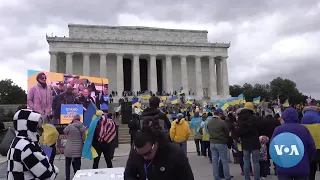 Rally in Support of Ukraine Held in Washington