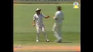 Geoff Marsh classic gully catch vs Sri Lanka Perth Test 1987/88 ABC TV