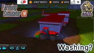FS16, Washing Mudde Vehicles in Farming Simulator 16 @skullgaming
