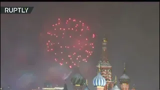 Moscow 2022: New Year's Eve Fireworks from the Russian Capital