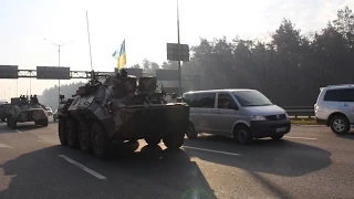 У Києві зустріли бійців 2-го батальйону 95-ї окремої аеромобільної бригади