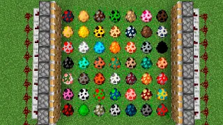 All Minecraft Eggs Combined