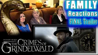 Fantastic Beasts 2 The Crimes of Grindelwald FINAL trailer FAMILY Reactions