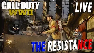 Playing The Resistance DLC 1 | LIVE Call of Duty: WW2 | PS4 | LIVE With FRANK SPARAPANI