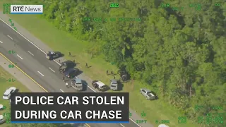 Man who stole police car steals second police car during chase