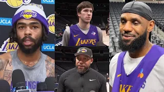 Lakers vs Nuggets | Lakeshow Practice Interviews ahead of Game 1: DLo, Coach Ham, Austin & LeBron