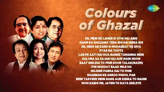 Colours of Ghazal | Jagjit Singh | Lata Mangeshkar | Gham Ka Khazana |Relaxing Ghazals |Love Ghazals