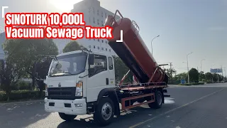 How much is a VACUUM SEWAGE TRUCK 10000L SINOTRUK HOWO with JUROP PN155?