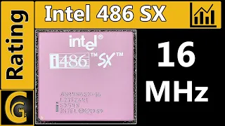 Intel 486SX-16MHz SX548 Vintage CPU Rating