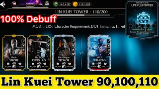 Lin Kuei Tower Boss Sub-Zero’s Battle 90 , 100 & 110 Fight + Reward | MK Mobile