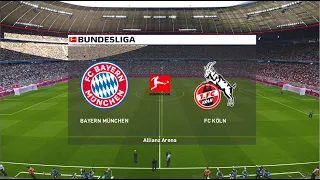 BAYERN MUNICH vs FC KOLN | Matchday 2 - Bundesliga 2021/22 | Realistic Gameplay