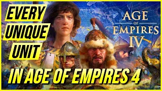 EVERY Unique Unit In Age of Empires 4