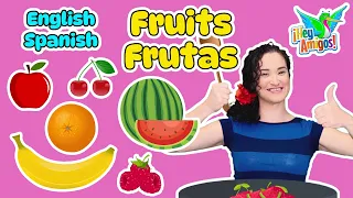 Fruit Names in Spanish and English: Interactive Bilingual Kids Song
