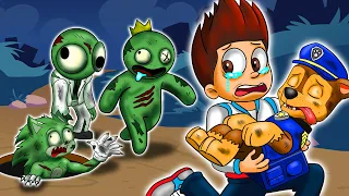 Paw Patrol Ultimate Rescue : Chase Please Don't Sleep - Zombie is Coming | Rainbow Friends