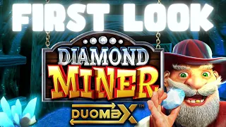 NEW SLOT - DIAMOND MINER DUOMAX BY REFLEX GAMING **FIRST LOOK** SUPER BONUS BUY BIG WIN (DEMO PLAY)