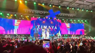 Psquare performance alongside @timayatimaya @jaymartins in Lagos concert 📺 #hotztv #psquare