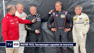 MOTOR TV22: Die ersten Fahrerinterviews der Tourenwagen Legenden am Hockenheimring 2022