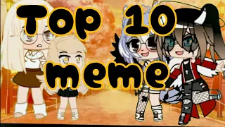 Top 10 лучших meme " знай что ангелы не спят" по просмотрам. || Gacha life ||