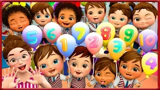 Numbers Song & Counting | Learn counting for kids | Banana Cartoon 3D Nursery Rhymes Baby [HD]