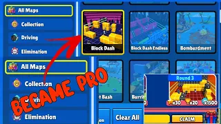 *BLOCK DASH* ELIMITION MAP IN STUMBLE GUYS | Unlimited Practice