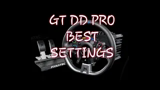My DD Pro Gran Turismo 7 setting