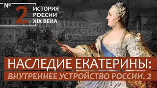 2. Наследние Екатерины: Внутреннее устройство России-2 | История России. XIX век |А.Б.Зубов