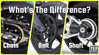 Chain Drive vs Belt Drive vs Shaft Drive in Motorcycles | Which is Better?