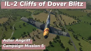 Strafing Run On Manston Airfield | IL-2 | Cliffs of Dover Blitz | Adler Angriff #5