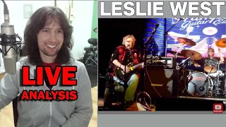 British guitarist analyses Leslie West performing 'Mississippi Queen' live in 2013!